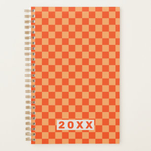 Damier Orange Rétro 2026