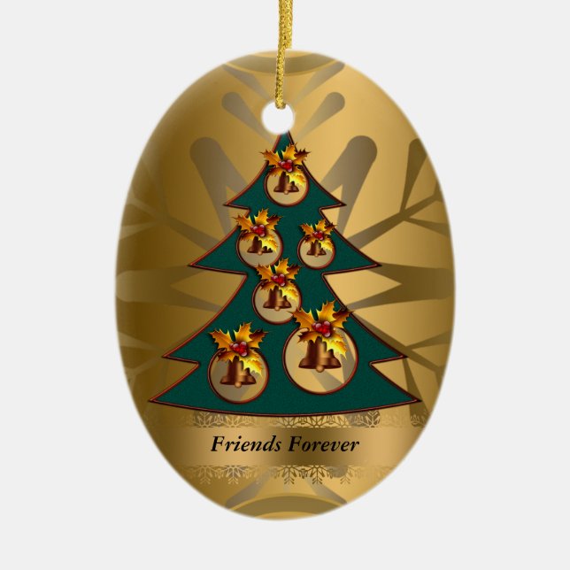 D'amis ornement de Noël pour toujours (Devant)