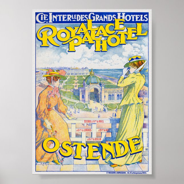 Dampfschiffahrt Zürichsee Poster vintage 1900 (Devant)