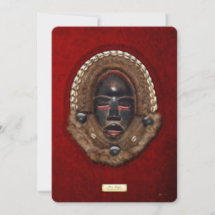 Dan Peoples Dean Gle Mask [Côte d'Ivoire] sur Red 