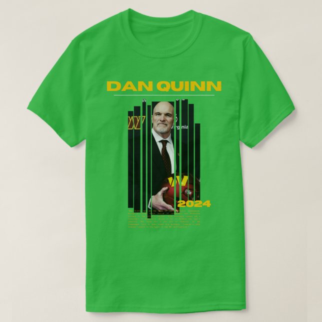 DAN QUINN ERA 2024 COMMANDERS TShirt 1 (Design devant)