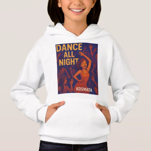 Dance All Night - Sweat à capuche Fille (Devant)