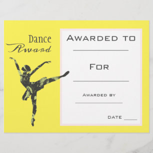 Dance award fille danseuse de ballet