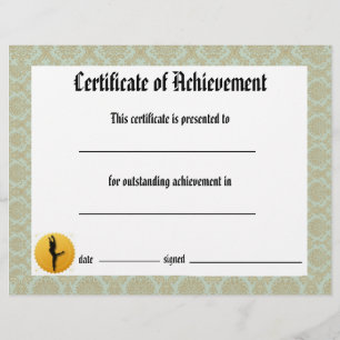 Dance Considérant Certificat de réussite - Lyrique
