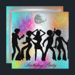 Dance Disco Anniversaire de fête invitation psycho<br><div class="desc">Disco Retro Anniversaire Invitation les années 70,  musique,  disco,  disco ball,  disco fête d'anniversaire,  rétro,  anniversaire,  fête,  nuit,  plaisir,  rassemblements,  danse,  ballon,  populaire,  moderne,  bachelorette,  club,  ouverture,  tous,  fêtes,  affaires,  sauver,  date,  50ème,  18ème,  21ème,  30ème,  40ème,  60ème,  noir,  rouge,  entreprise,  doux</div>