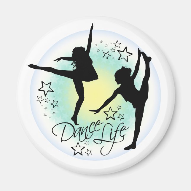 Dance Life, Dancer's Refrigerator Magnet (Devant)
