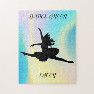 DANCE QUEEN RAINBOW PUZZLE AVEC NOM PERSONNALISÉ!