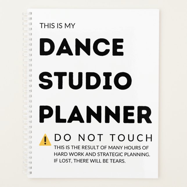 Dance Studio Planner (Devant)