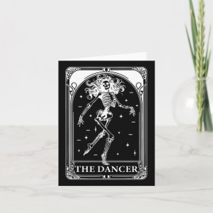 Dancer Carte Tarot Squelette Danser Fille Enseigna