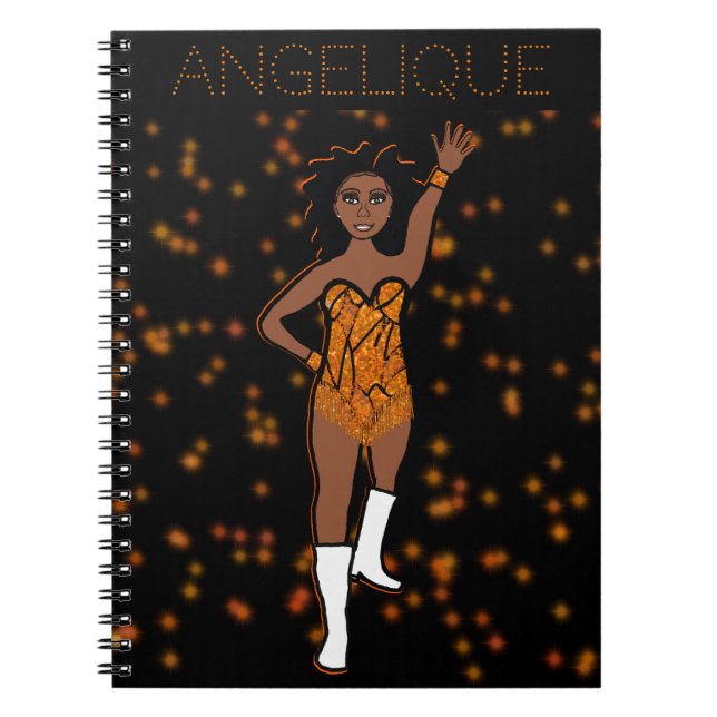 Dancer Orange Fringe Carnet #1 (Devant)