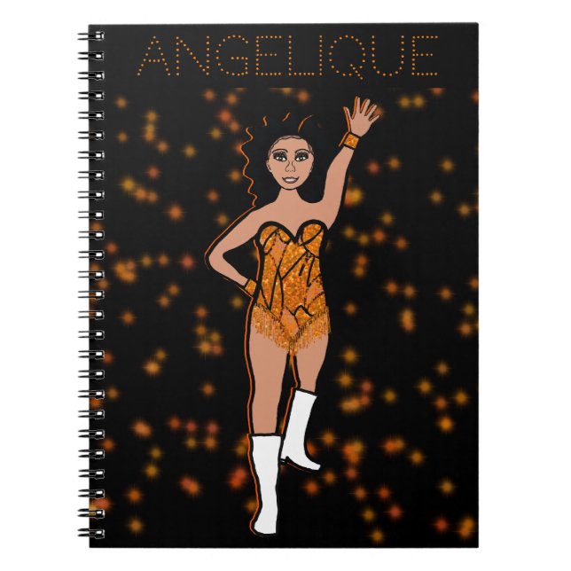 Dancer Orange Fringe Carnet #2 (Devant)