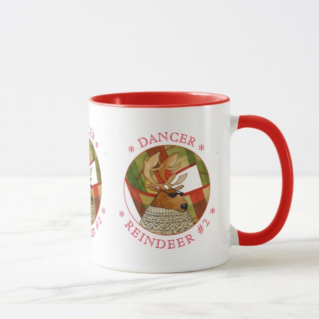 DANCER REINDEER Red Combo Mug (Droite)