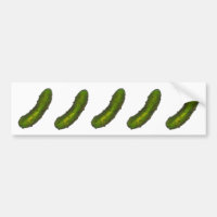 Dancing Dills Dill Pickle Pickles Bumper Sticker