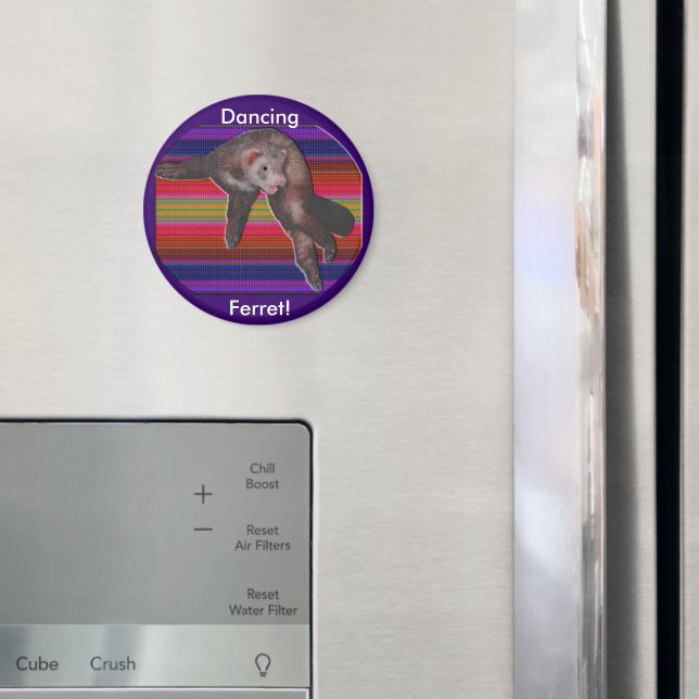 Dancing Ferret Magnet (In situ (réfrigérateur))