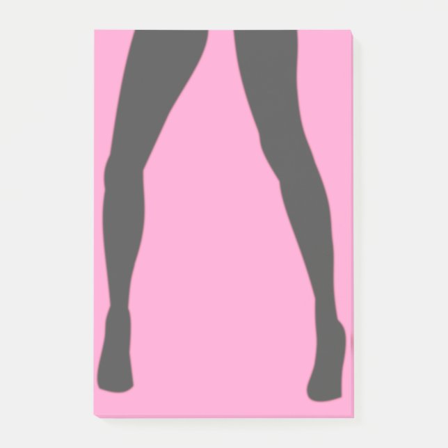 Dancing Lady Post-it® Notes Rose ou Choisir la cou (Devant)