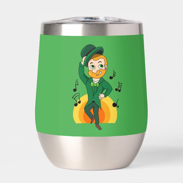 Dancing leprechaun, dessin animé de la Saint Patri (Avant)