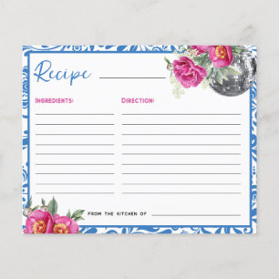 Dancing Queen Blue Tile Disco Fête des mariées Rec