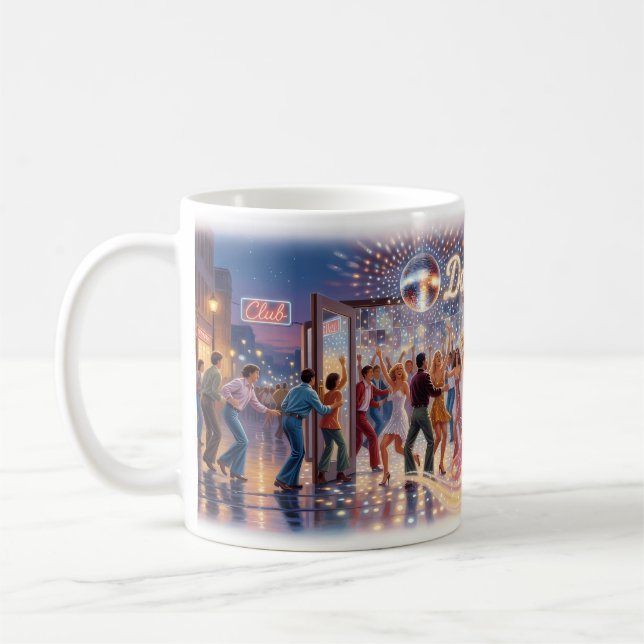 Dancing Queen — Mug Magique Nuit Brillante Disco (Gauche)