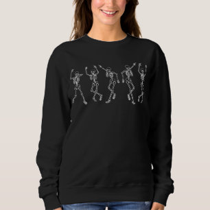 Dancing Skeleton Halloween Sweatshirts