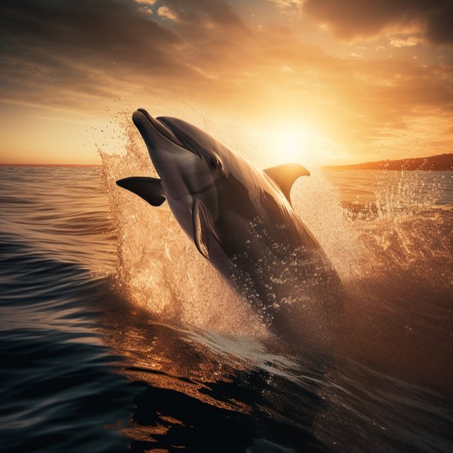 Dancing to the Morning Sun - Dolphin Jigsaw Puzzle (Créateur téléchargé)