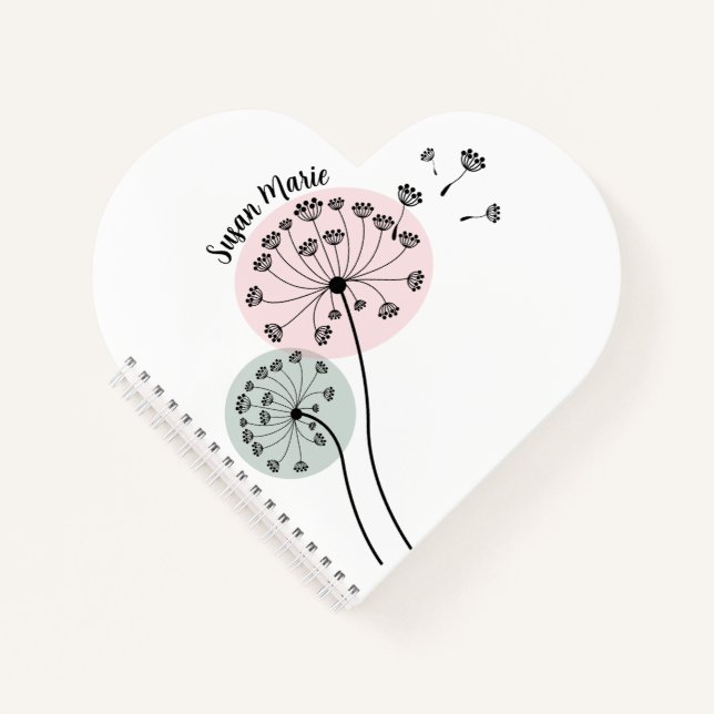Dandelion Art Spiral Carnet (Devant)