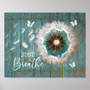 Dandelion Breathe Poster Imprimable Wall Art