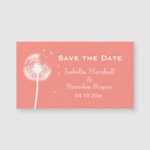 Dandelion de corail abordable Enregistrer l'aimant