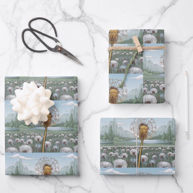 Dandelion d'or Dandelion papier d'enveloppement (Recto)