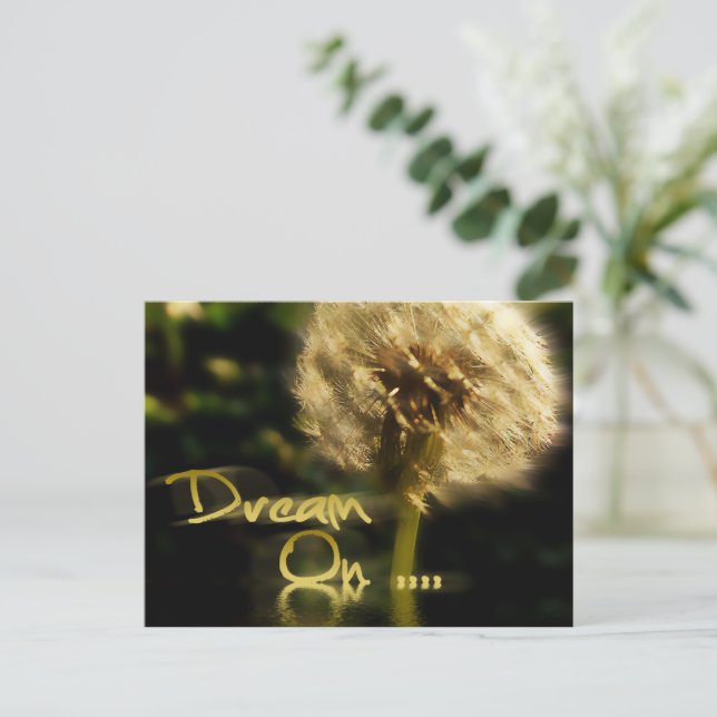 Dandelion Dream On.. Carte postale (Debout devant)