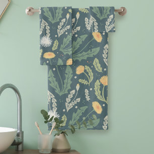 Dandelion Floral Weed Motif