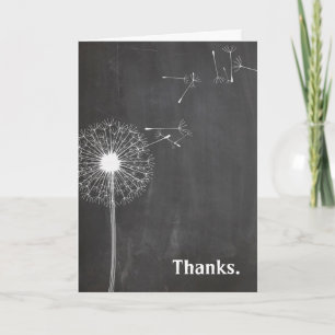 Dandelion Merci sur Chalkboard