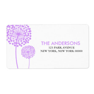 Dandelions Étiquettes de adresse