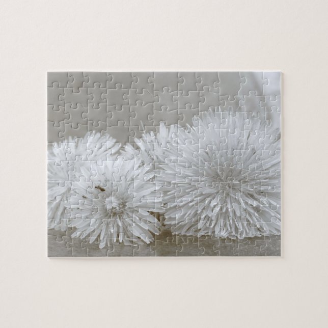 Dandelions flottants sur le puzzle de "l'eau" (Horizontal)