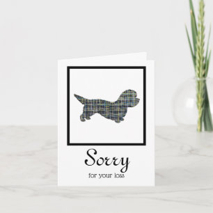 Dandie Dinmont Terrier Dog Pet Carte de Sympathie