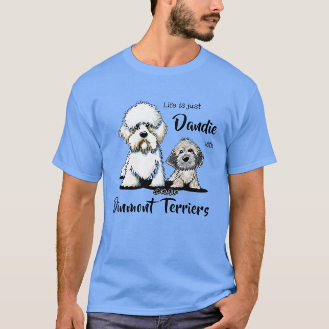Dandie Dinmont Terriers T-Shirt (Devant)