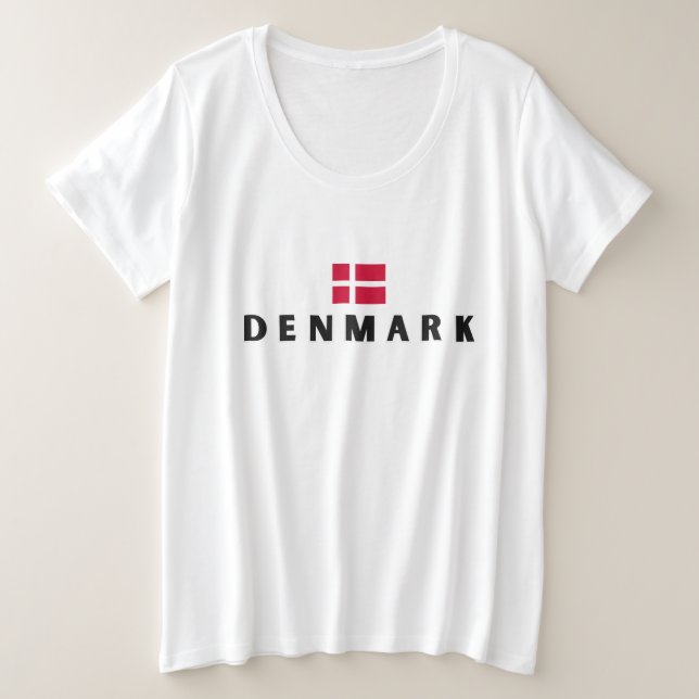 Danemark moderne scandinavie Drapeau Pays Souvenir (Design devant)