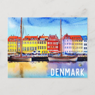 Danemark, rue Nyhavn Carte postale 2