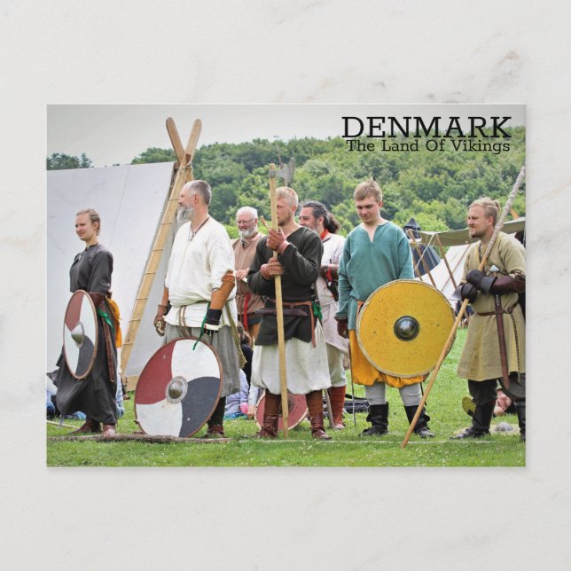 Danemark, Terre De Vikings Carte Postale ! (Devant)