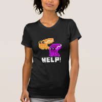 Danger "aide de seiches !" Le T-shirt des femmes