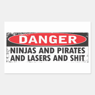 DANGER ! Autocollants