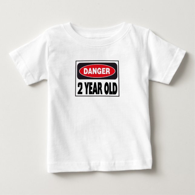 Danger deux T-shirts an (Devant)