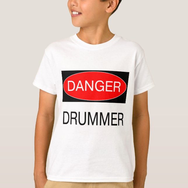 Danger - Drummer Funny Musicien T-Shirt Mug Apron (Devant)