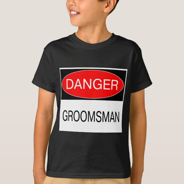 Danger - Garçon d'honneur T-Shirt Mug Chapeau de m (Devant)