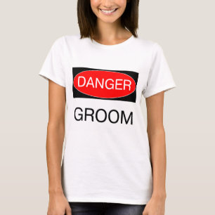 Danger - Marié T-Shirt Drôle de Mariage Mug Chapea