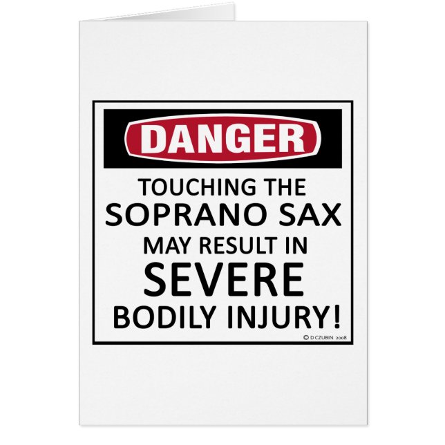 Danger Soprano Sax (Devant)
