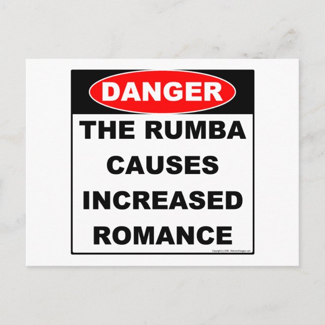 Dangers Carte postale Rumba (Devant)