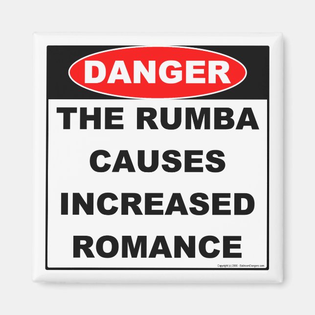 Dangers Rumba Magnet (Devant)