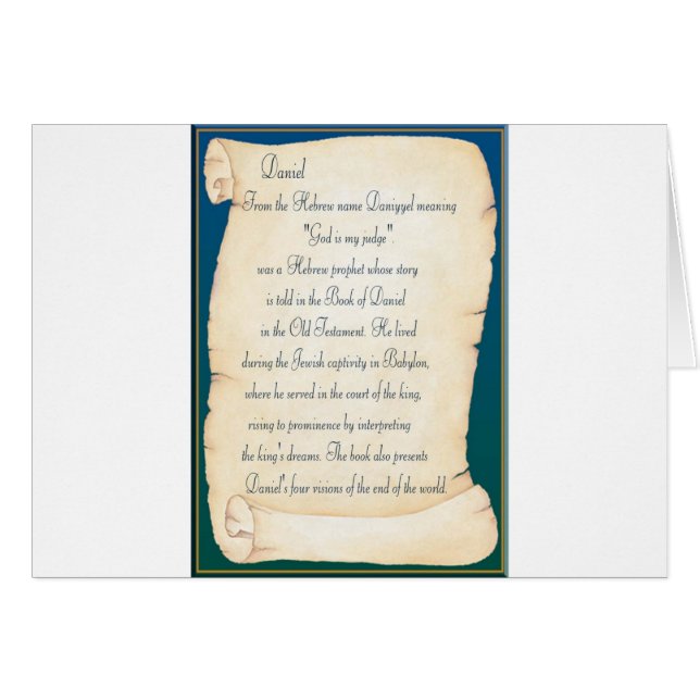 Daniel (Devant horizontal)