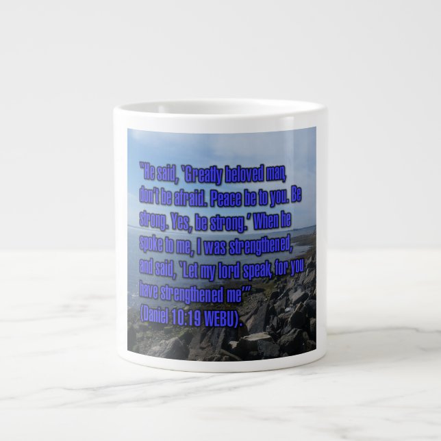 Daniel 10:19 WEBU Tasse (Devant)