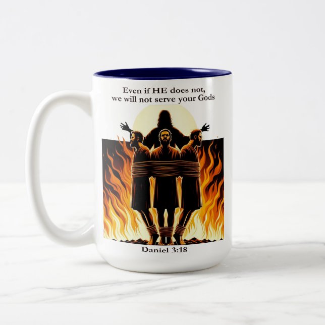 Daniel 3:18 Multi-Color 11oz Classic Mug (Gauche)